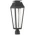 Brookline LED Outdoor Post Lantern in Matte Black