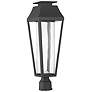 Thumbnail2 of Brookline LED Outdoor Post Lantern in Matte Black more views