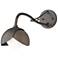 Brooklyn 1-Light Double Shade Sconce - Bronze - Bronze - Opal Glass
