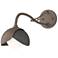 Brooklyn 1-Light Double Shade Sconce - Bronze - Iron - Opal Glass