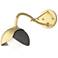 Brooklyn 1-Light Double Shade Sconce - Modern Brass - Iron - Opal Glass