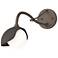 Brooklyn 1-Light Single Shade Sconce - Bronze - Dark Smoke - Opal Glass