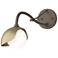 Brooklyn 1-Light Single Shade Sconce - Bronze - Gold - Opal Glass