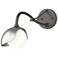 Brooklyn 1-Light Single Shade Sconce - Bronze - Sterling - Opal Glass