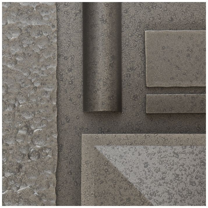 Image 3 Brooklyn 11.5" Wide 4-Light Modern Brass Pendant w/ Natural Iron/Opal Glass more views