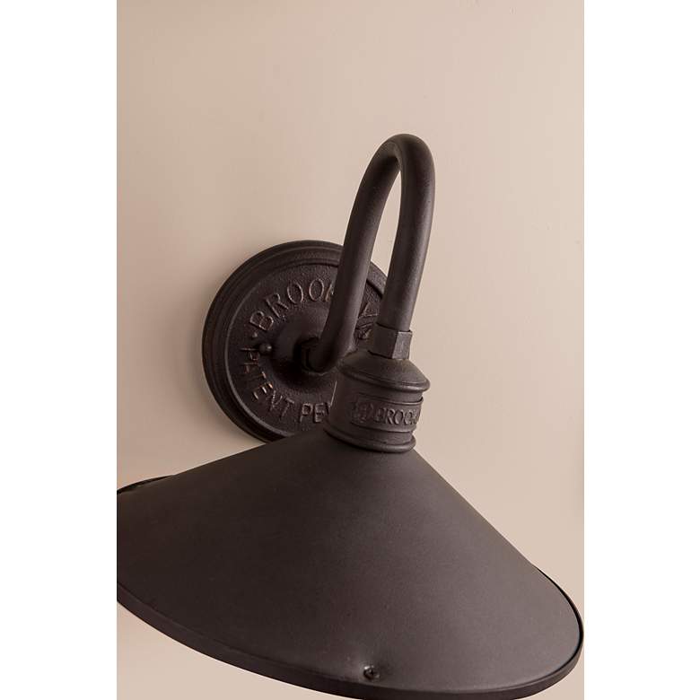 Image 4 Brooklyn 12" Wide Bronze Wall Light by Troy Lighting more views