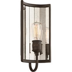 Brooklyn 14 1/4&quot; High Bronze Finish Wall Sconce
