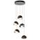 Brooklyn 16"W 5-Light Bronze Accented Sterling Long Double Shade Penda