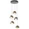 Brooklyn 16"W 5-Light Gold Accented Sterling Standard Double Shade Pen