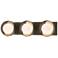 Brooklyn 3-Light Sconce - Gold - Oil Rubbed Bronze - Opal Glass