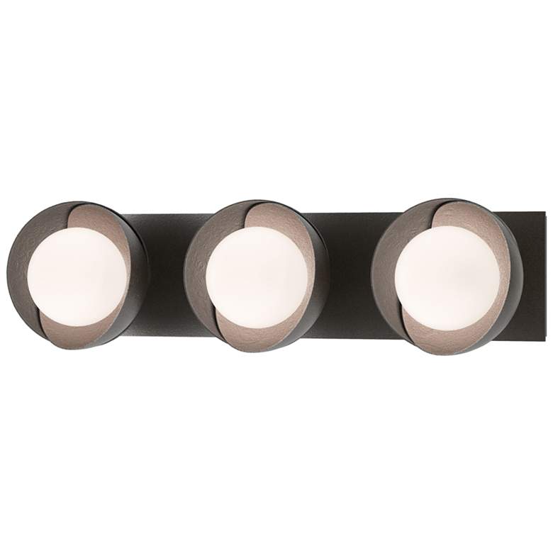 Image 1 Brooklyn 3-Light Sconce - Oil Rubbed Bronze - Black - Opal Glass