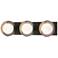 Brooklyn 3-Light Sconce - Oil Rubbed Bronze - Gold - Opal Glass