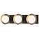 Brooklyn 3-Light Sconce - Oil Rubbed Bronze - Modern Brass - Opal Glass