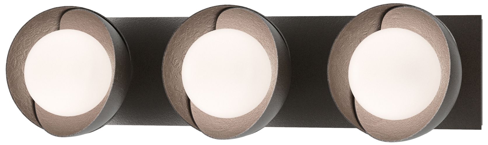Brooklyn 3-Light Sconce - Oil Rubbed Bronze - Opal Glass - Made to Order