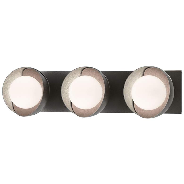 Image 1 Brooklyn 3-Light Sconce - Oil Rubbed Bronze - Platinum - Opal Glass