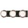Brooklyn 3-Light Sconce - Oil Rubbed Bronze - Platinum - Opal Glass