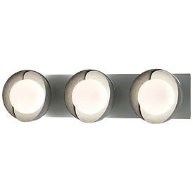 Image1 of Brooklyn 3-Light Sconce - Platinum - Sterling - Opal Glass