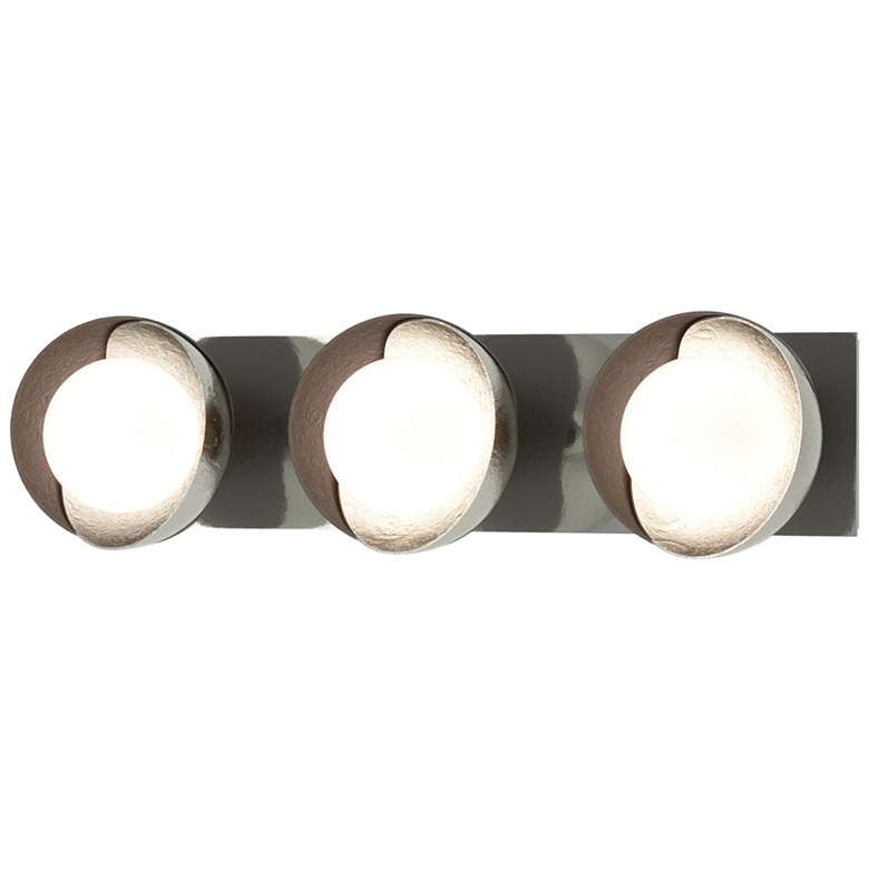 Image 1 Brooklyn 3-Light Sconce - Sterling - Oil Rubbed Bronze - Opal Glass