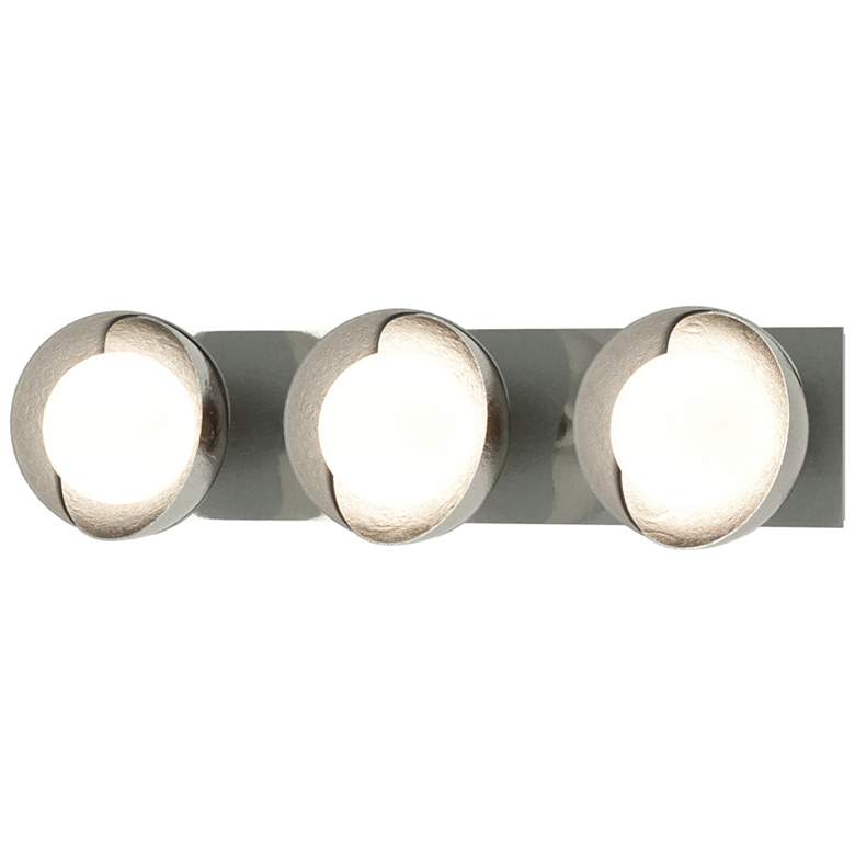 Image 1 Brooklyn 3-Light Sconce - Sterling - Platinum - Opal Glass