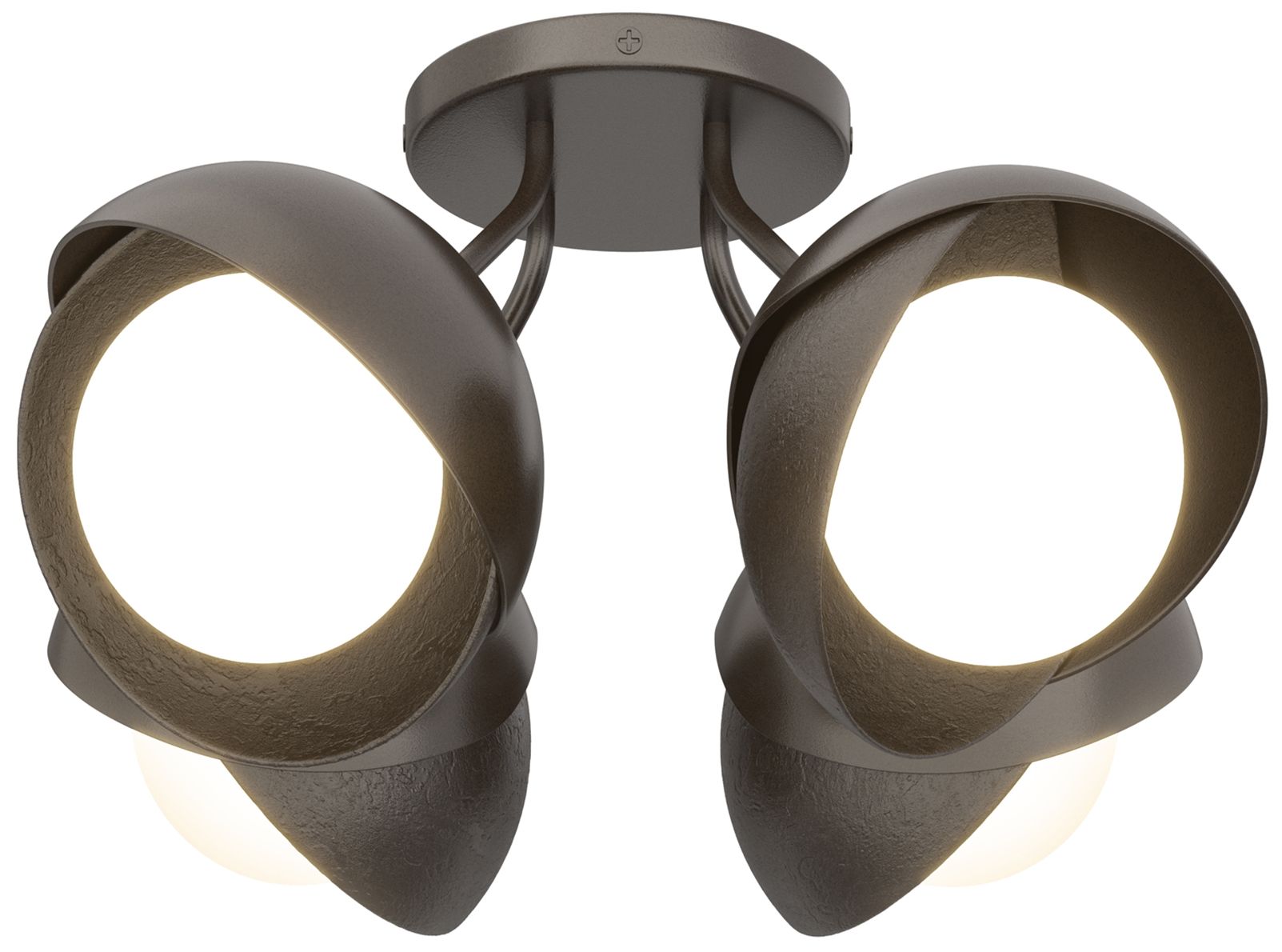 Brooklyn 4-Light Semi-Flush Oil Rubbed Bronze Opal Glass Made to Order