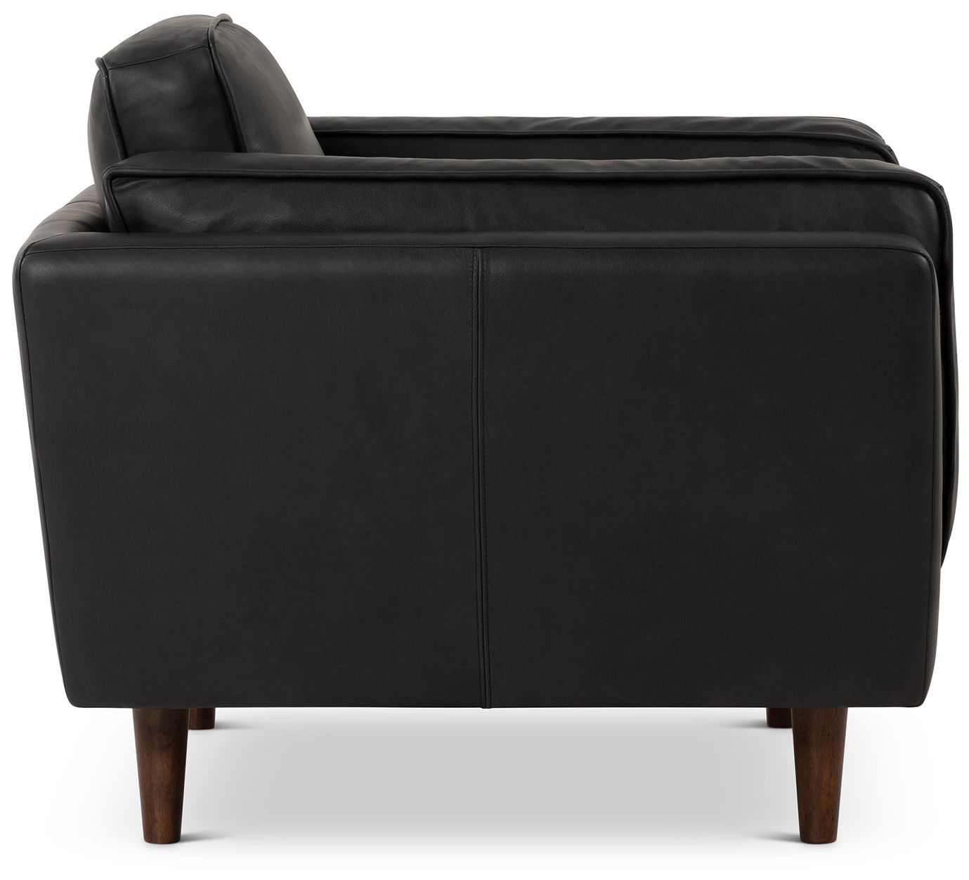Image 6 Brooklyn 40.75" Wide Black Accent Chair more views