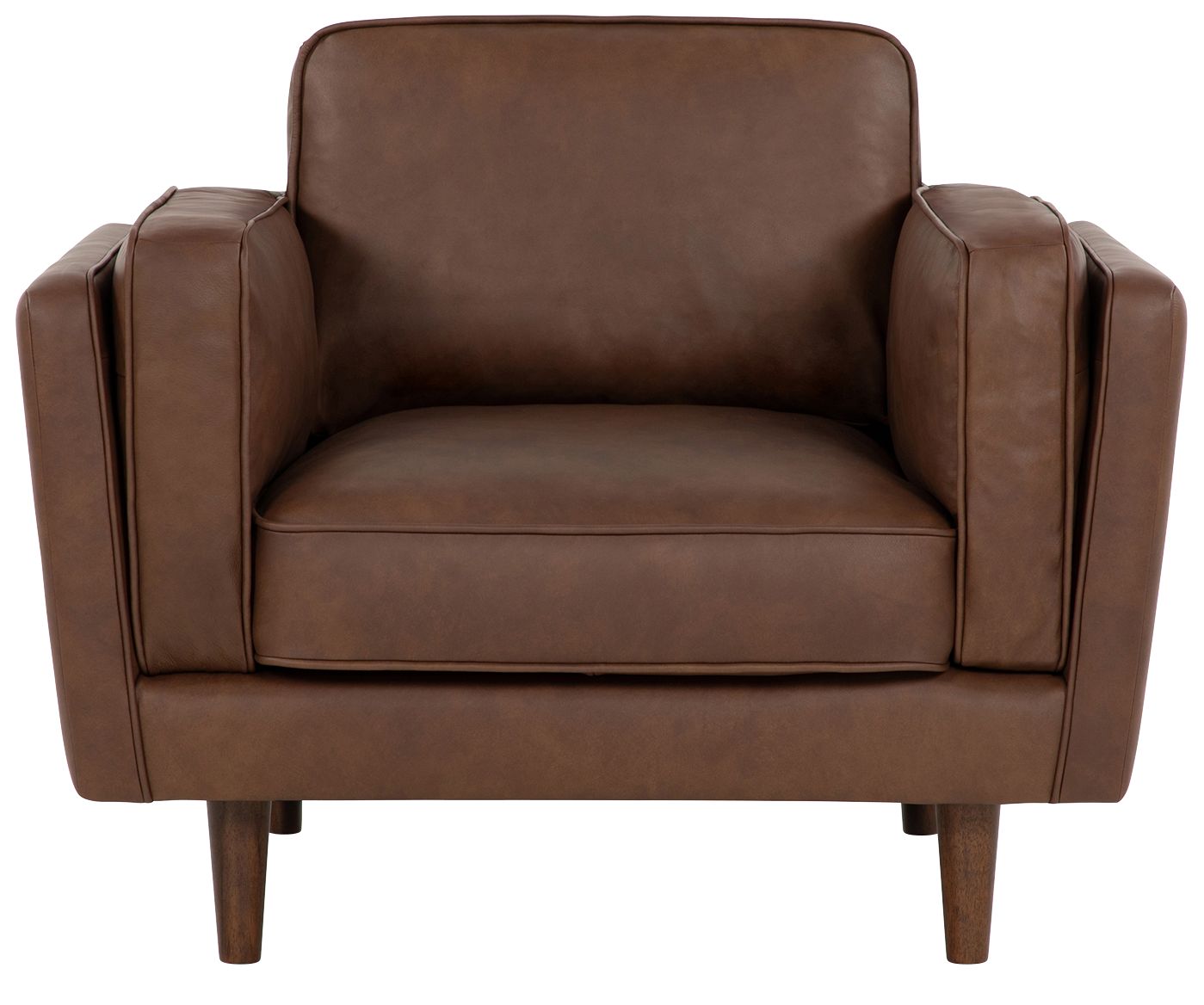 Image 2 Brooklyn 40.75" Wide Dark Brown Accent Chair