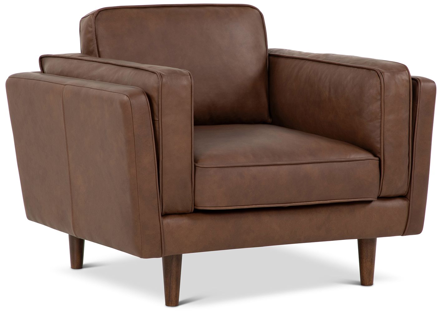 Image 3 Brooklyn 40.75" Wide Dark Brown Accent Chair more views