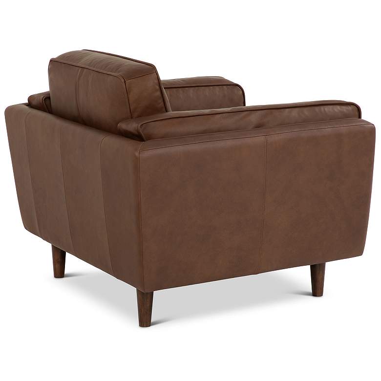 Image 4 Brooklyn 40.75" Wide Dark Brown Accent Chair more views