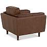 4_Brooklyn 40.75" Wide Dark Brown Accent Chair more views