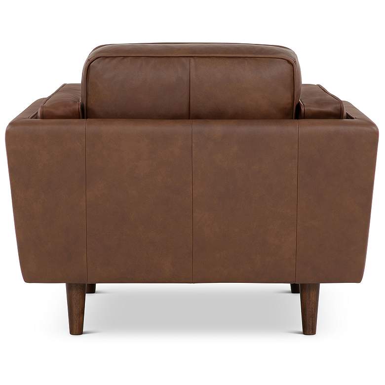 Image 5 Brooklyn 40.75" Wide Dark Brown Accent Chair more views