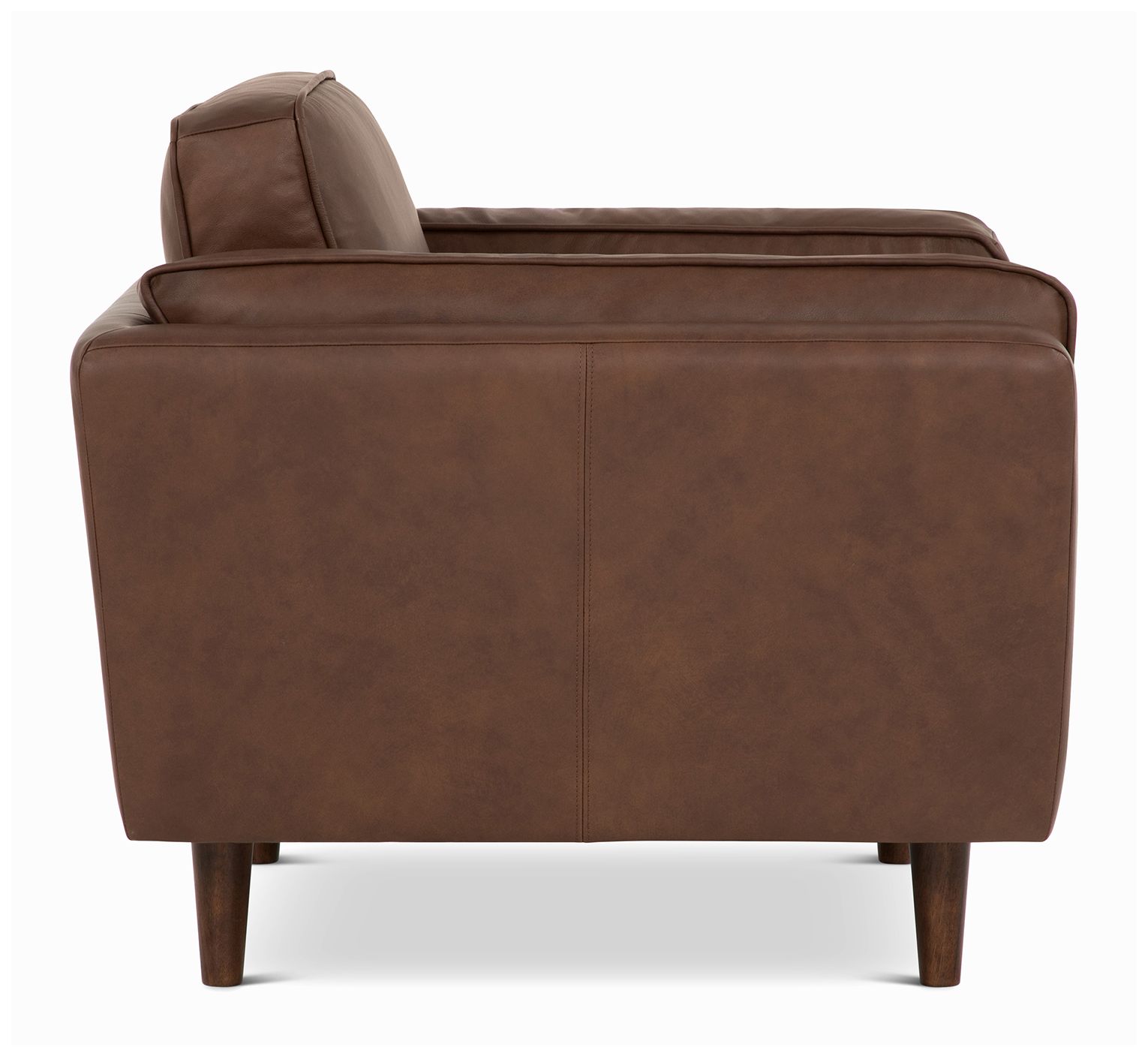 Image 6 Brooklyn 40.75" Wide Dark Brown Accent Chair more views