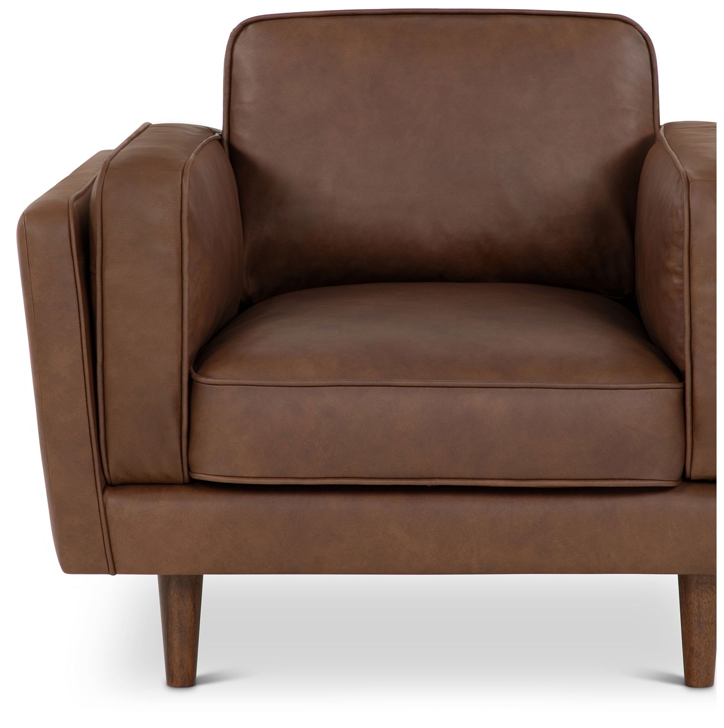 Image 7 Brooklyn 40.75" Wide Dark Brown Accent Chair more views