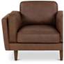 7_Brooklyn 40.75" Wide Dark Brown Accent Chair more views