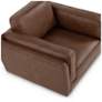Brooklyn 40.75" Wide Dark Brown Accent Chair