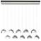 Brooklyn 44.5"W 10-Light White Accented Double Rectangular Standard Pe