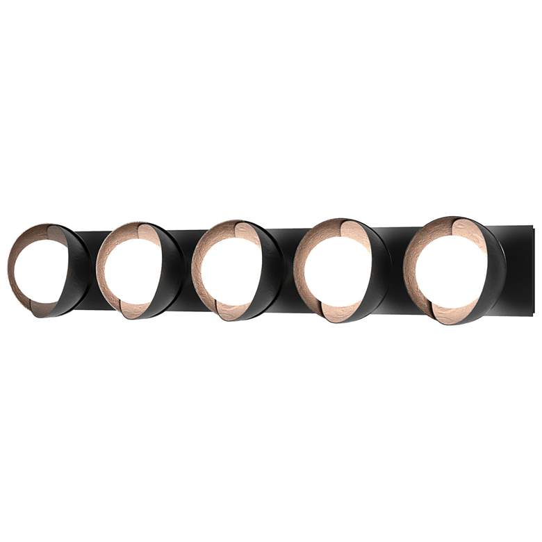 Image 1 Brooklyn 5-Light Sconce - Black - Oil Rubbed Bronze - Opal Glass