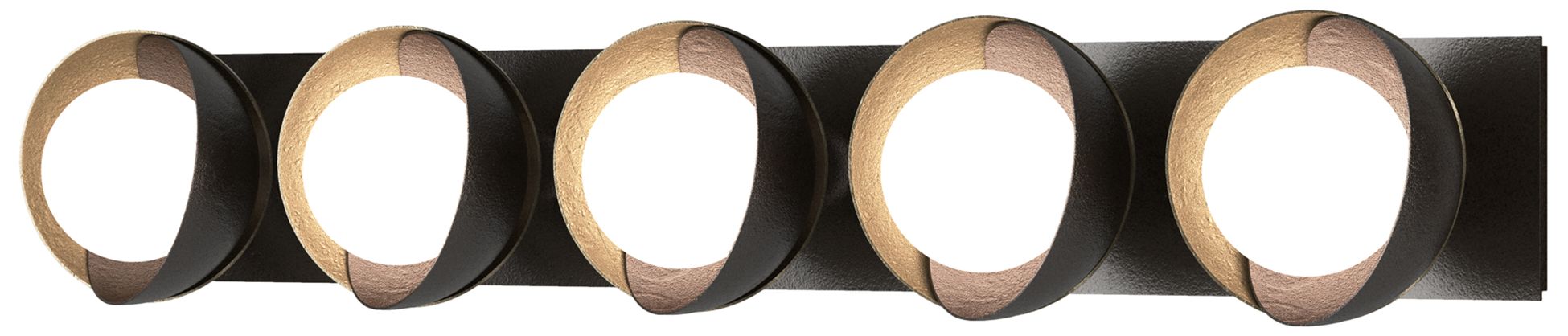Brooklyn 5-Light Sconce Oil Rubbed Bronze Gold Opal Glass Made to Order