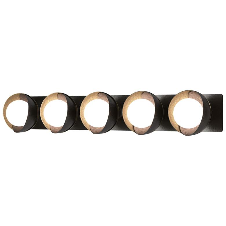 Image 1 Brooklyn 5-Light Sconce - Oil Rubbed Bronze - Gold - Opal Glass