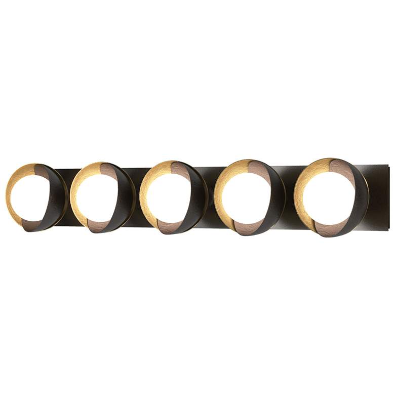 Image 1 Brooklyn 5-Light Sconce - Oil Rubbed Bronze - Modern Brass - Opal Glass