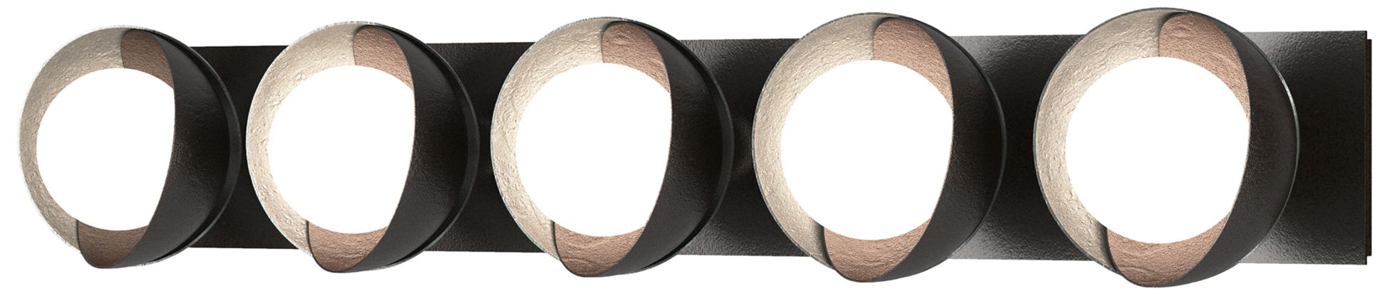 Brooklyn 5-Light Sconce Oil Rubbed Bronze Platinum Opal Glass Made to Order