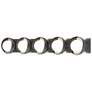 Brooklyn 5-Light Sconce - Platinum - Oil Rubbed Bronze - Opal Glass