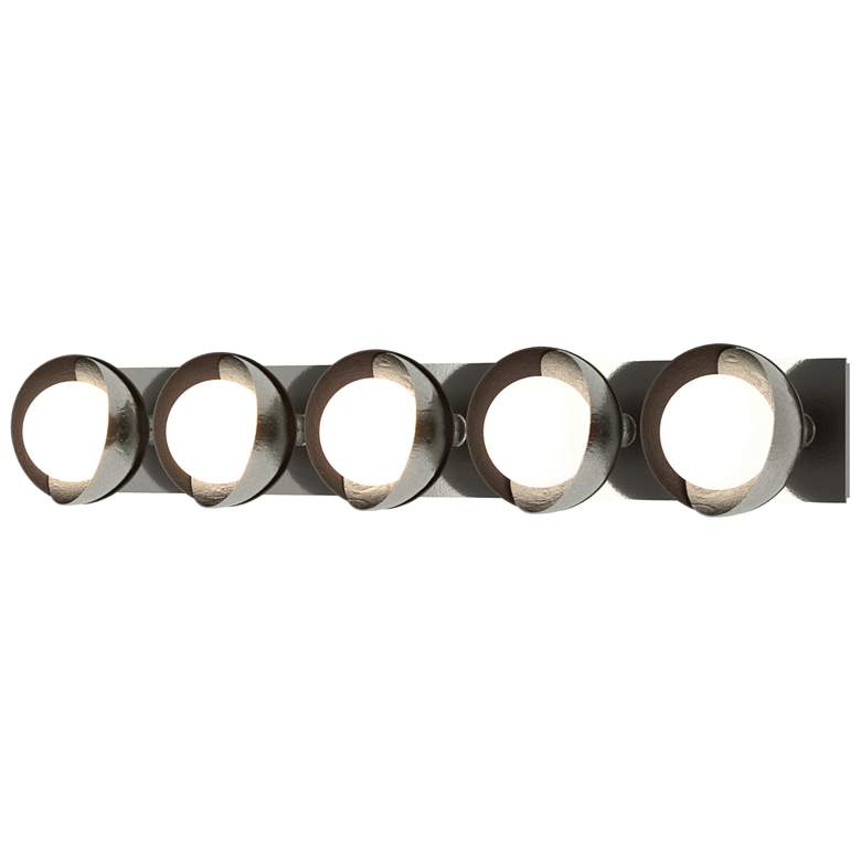 Image 1 Brooklyn 5-Light Sconce - Sterling - Oil Rubbed Bronze - Opal Glass