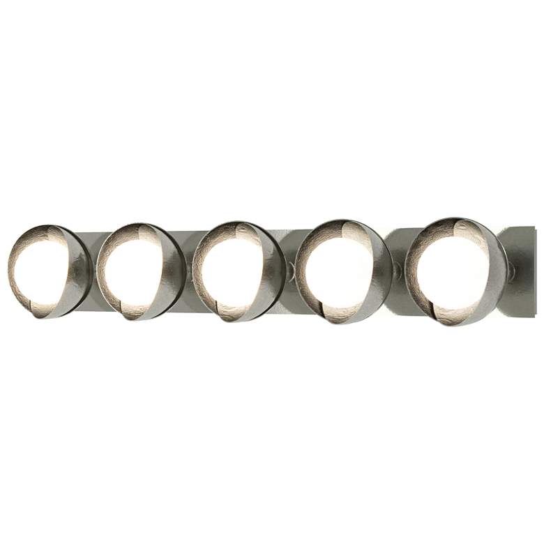 Image 1 Brooklyn 5-Light Sconce - Sterling - Sterling - Opal Glass