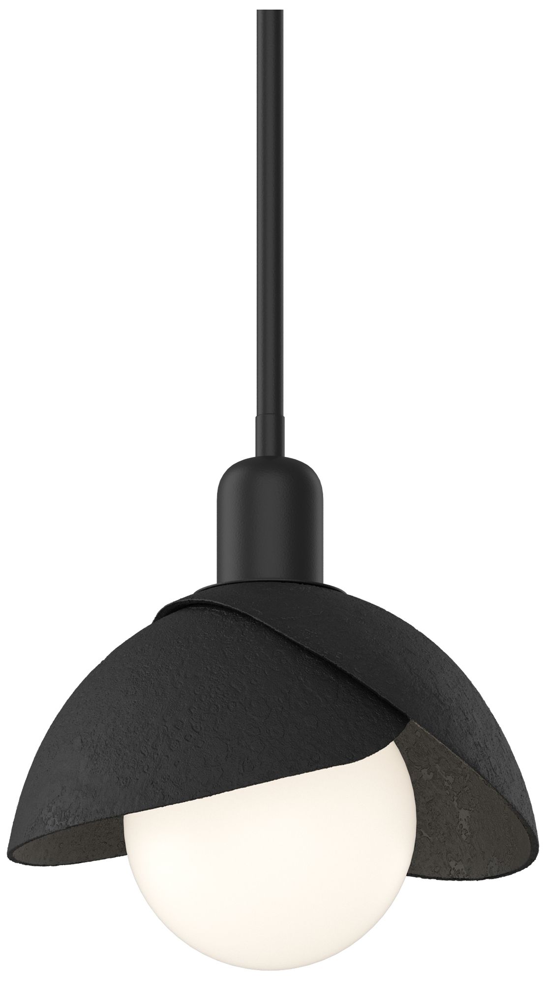 Brooklyn 9" Wide Black Mini Pendant w/ Black