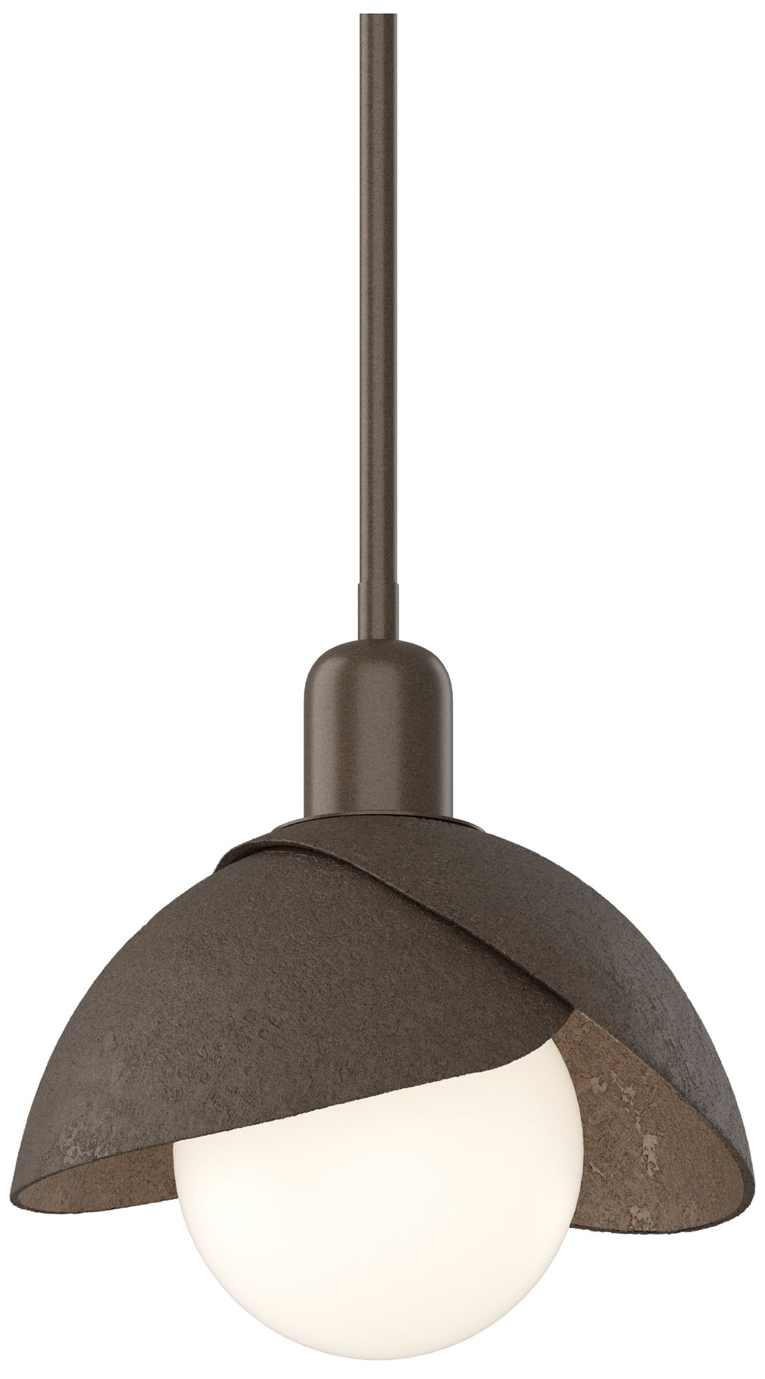 Brooklyn 9" Wide Bronze Mini Pendant w/ Bronze