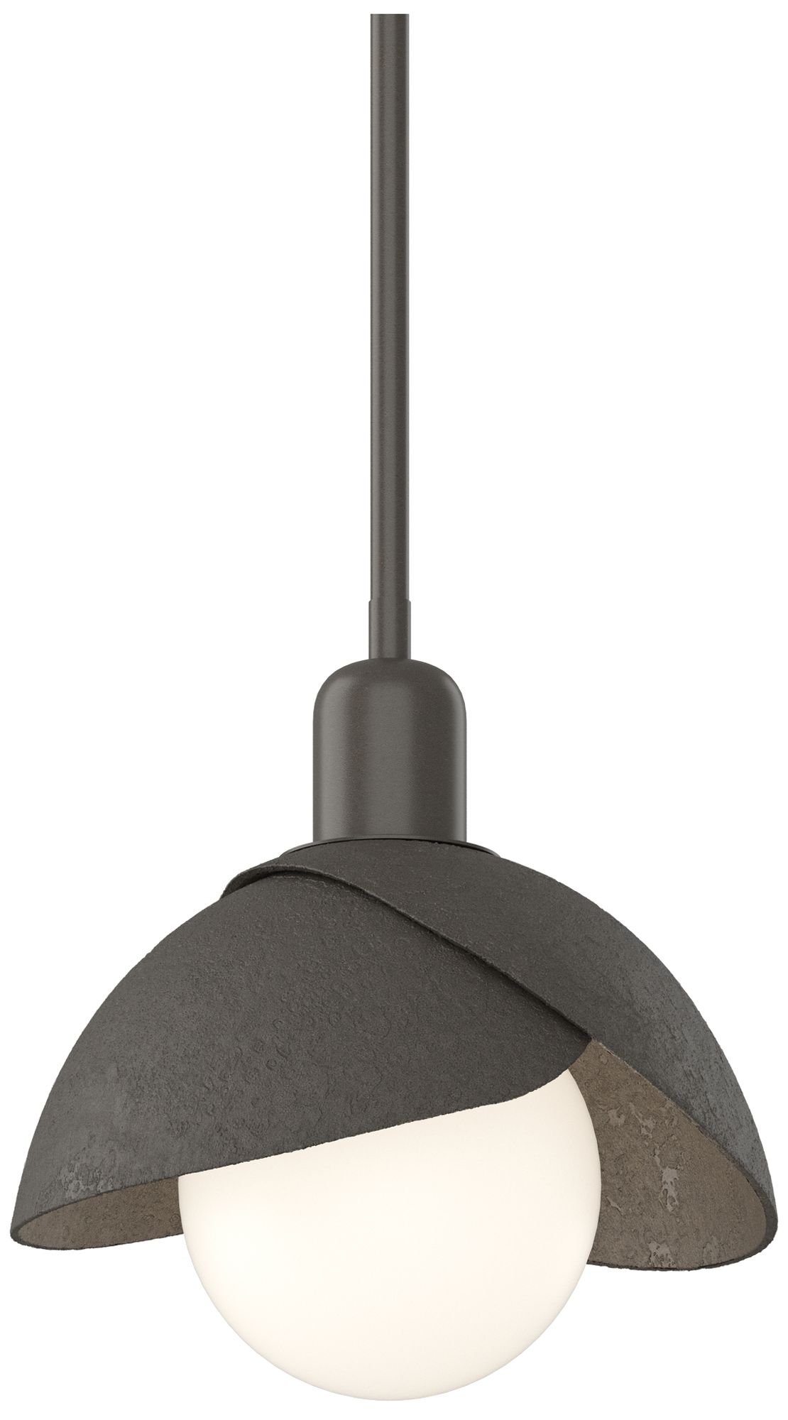Brooklyn 9" Wide Dark Smoke Mini Pendant w/ Dark Smoke