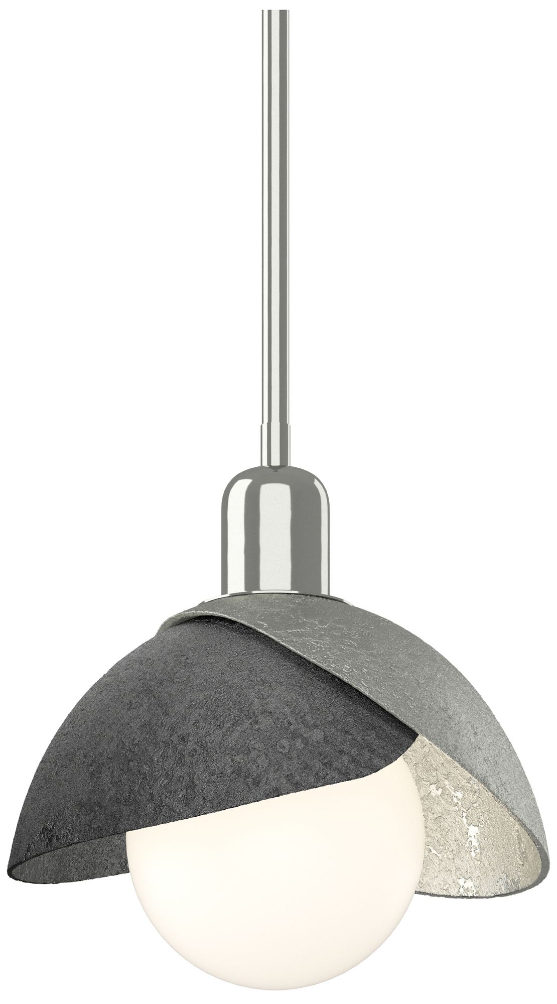 Brooklyn 9" Wide Sterling Mini Pendant w/ Ink