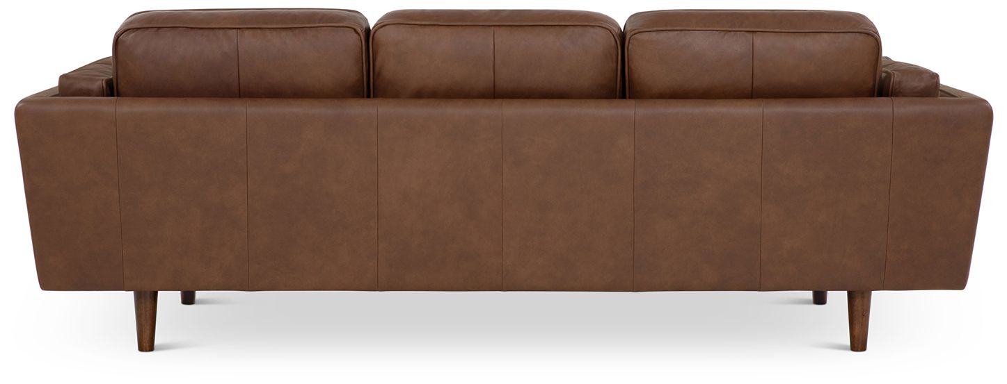 Image 5 Brooklyn 90" Wide Dark Brown Sofa more views