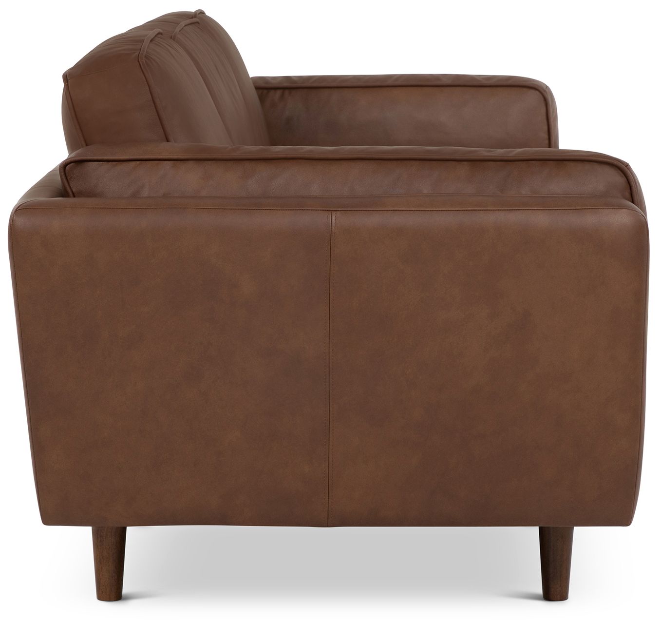 Image 6 Brooklyn 90" Wide Dark Brown Sofa more views