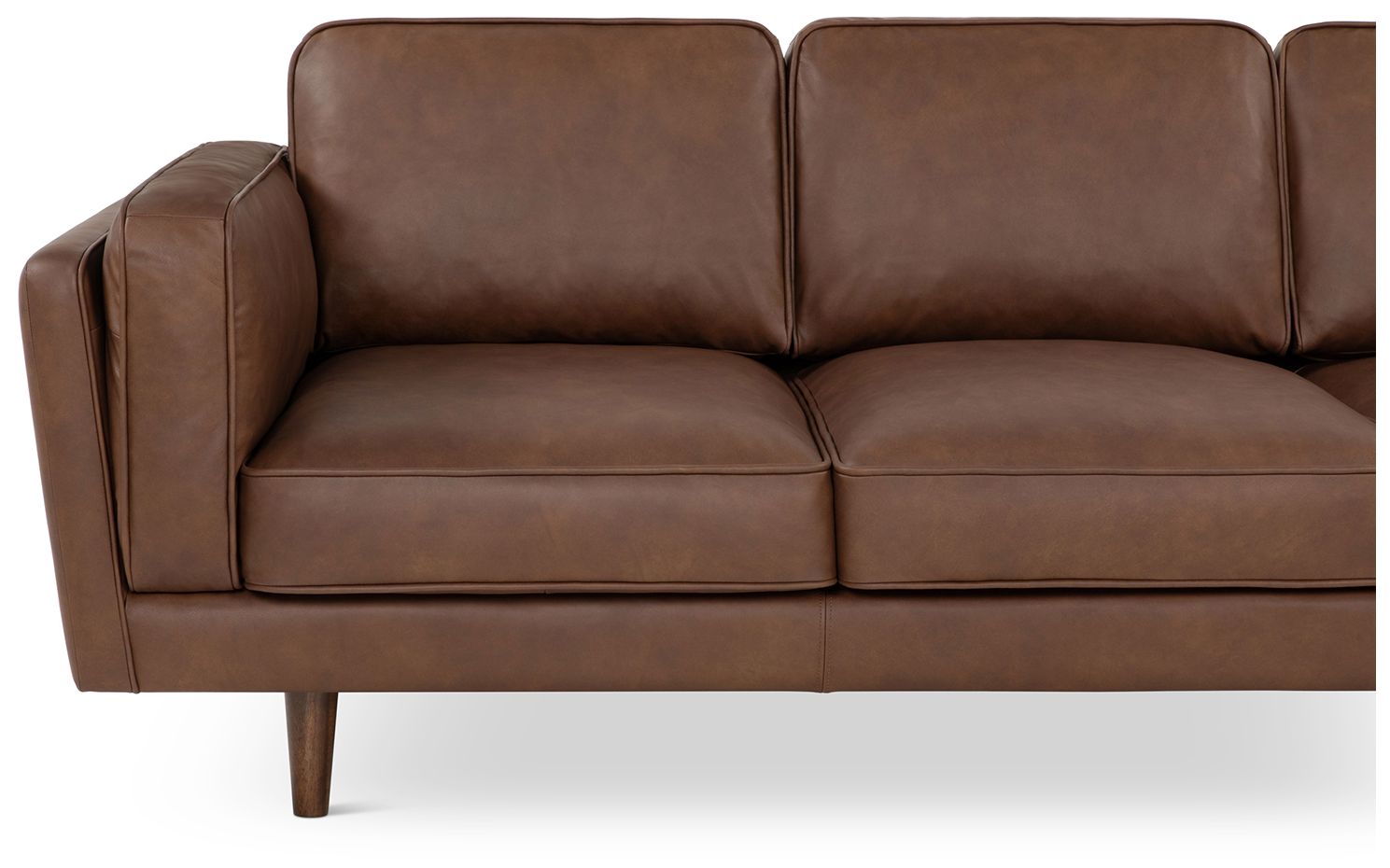 Image 7 Brooklyn 90" Wide Dark Brown Sofa more views